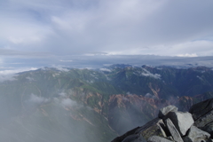 霧中の風景