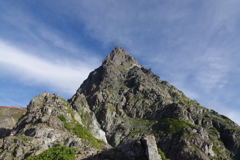 東鎌尾根の終着点