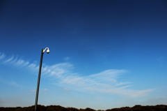 藍い空