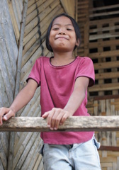  ミンダナオ島の農村で