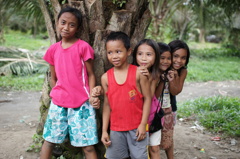  ミンダナオ島の農村で