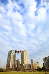ある公園から見える建物