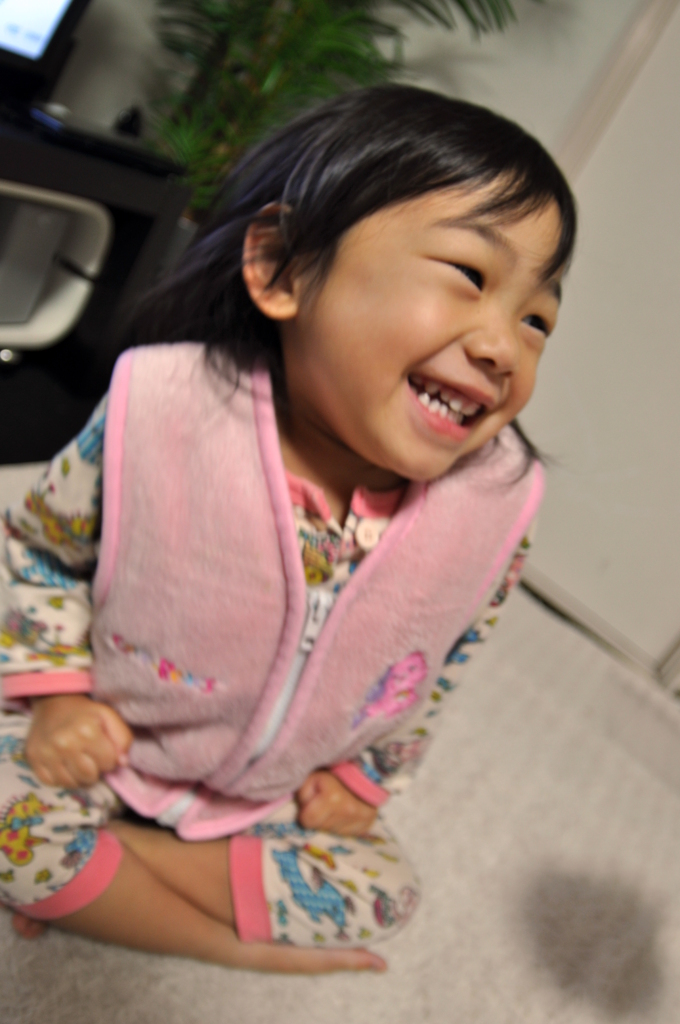 おはよう（胡坐）