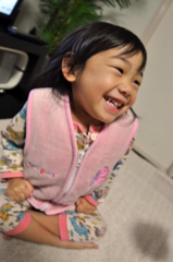 おはよう（胡坐）