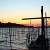 浜名湖の夕暮れ