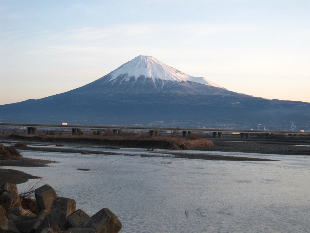 冠雪　富士山