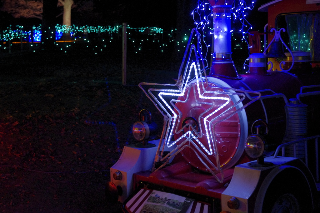 夜のアドベンチャー号