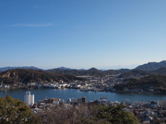 尾道の街と海