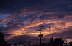 夕暮れ