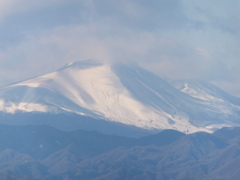 白銀の浅間山