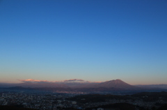 盛岡の岩山より