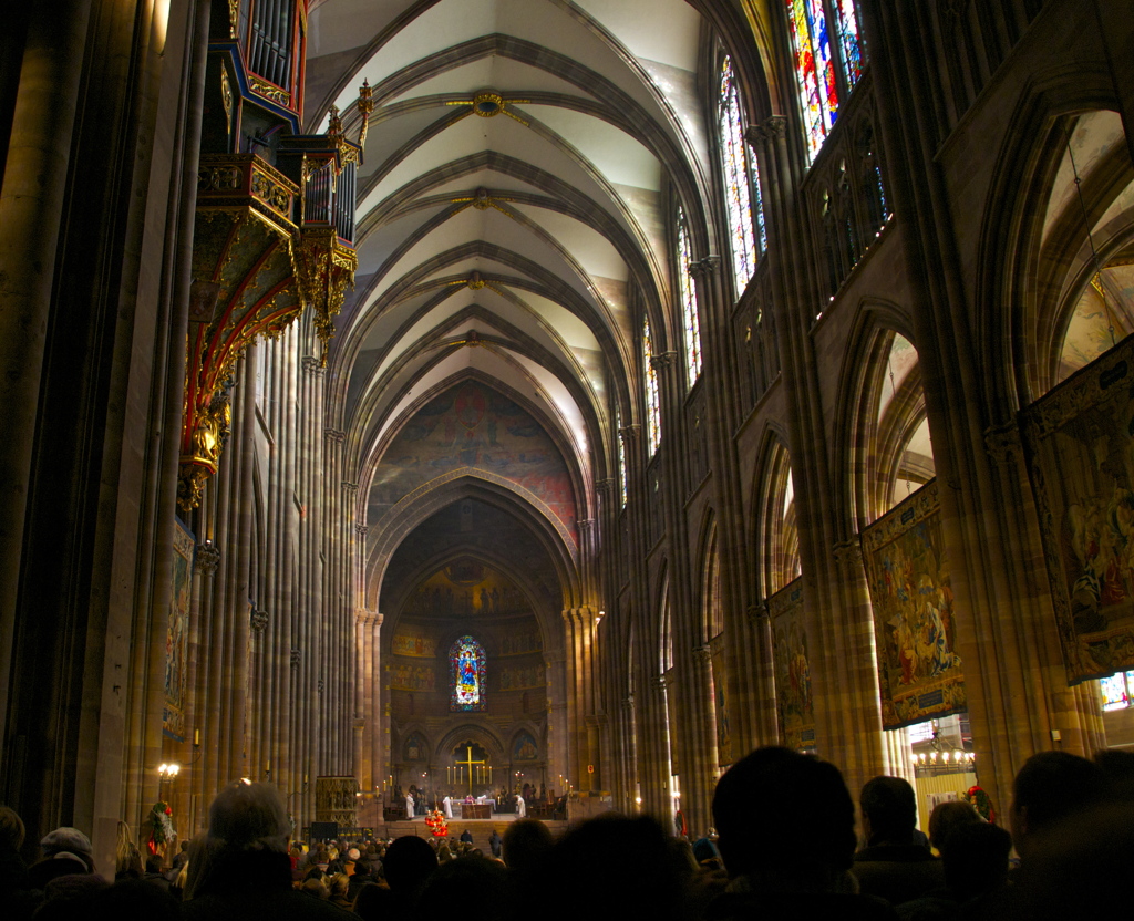 A cathedral in Strasbourg