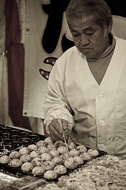 たこ焼きのおじいさん