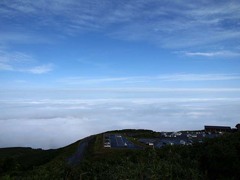 雲上の駐車場
