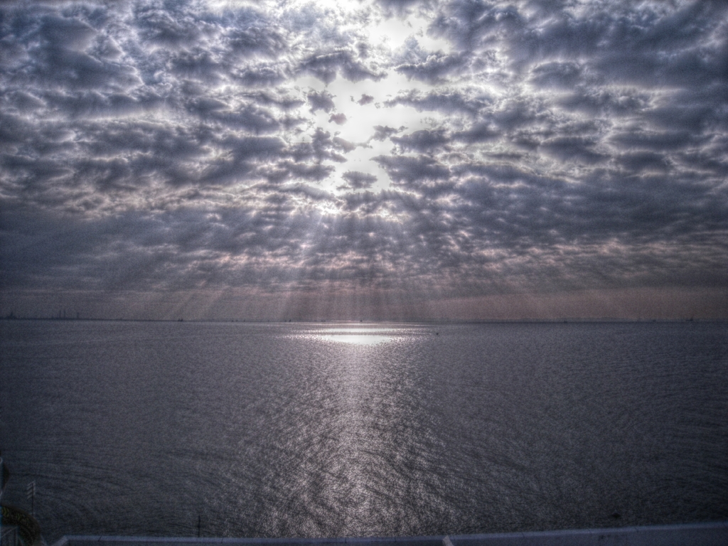 海ほたるから