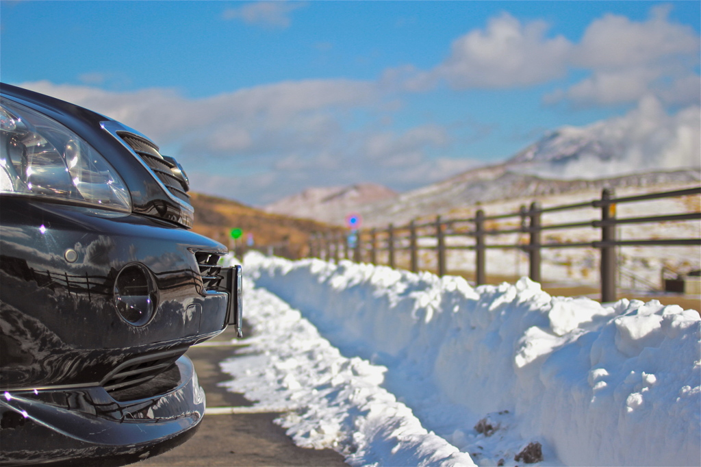 snow n car