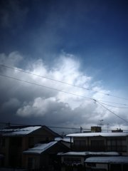 ふゆのアオ空