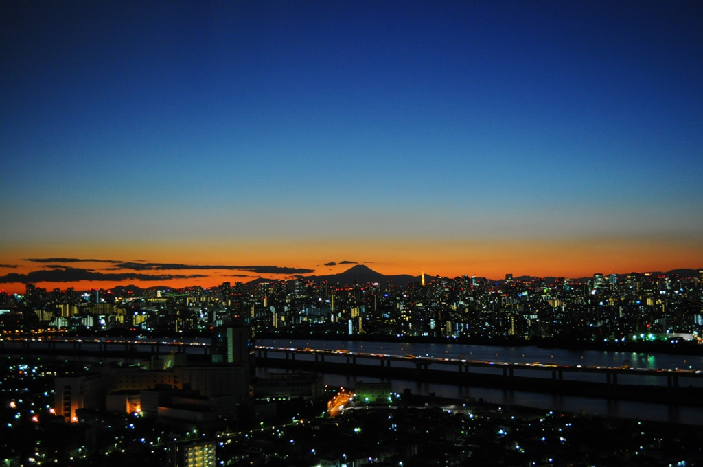 東京夕景
