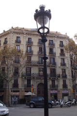 バルセロナの街角