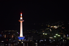 京都ﾀﾜｰ、夜ﾊﾞｰｼﾞｮﾝ
