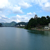 木曽川から望む犬山城