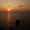 東尋坊の夕日