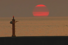 日本海夕陽