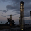 海辺の公園・夕景