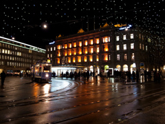 街角のイルミネーション