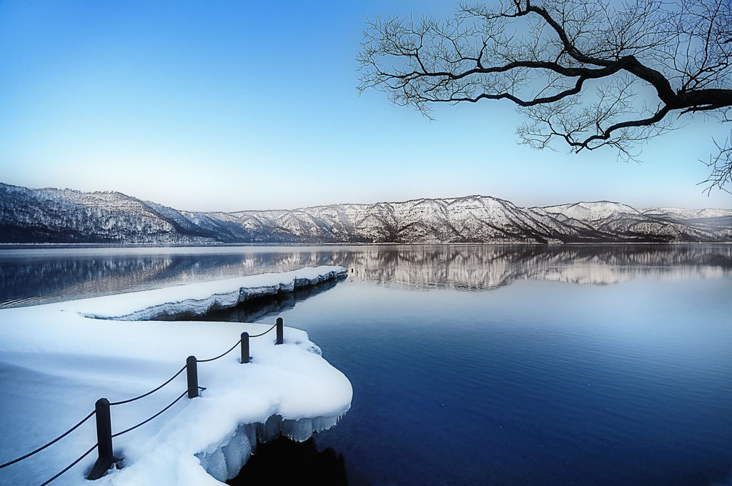 pier in winter