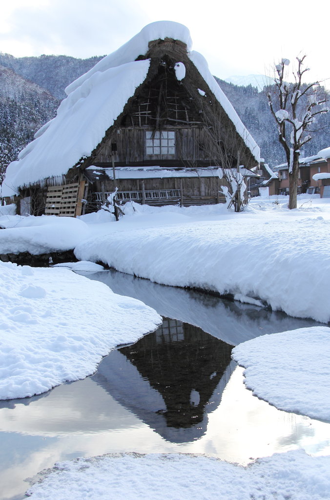 二つの合掌造り