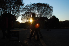 閉園