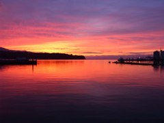 海の夕日1