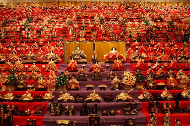 　　770体のお雛さん