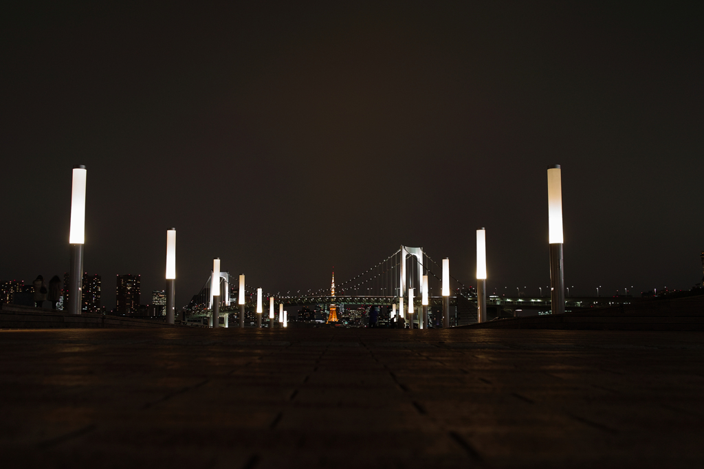 東京タワーにむかって