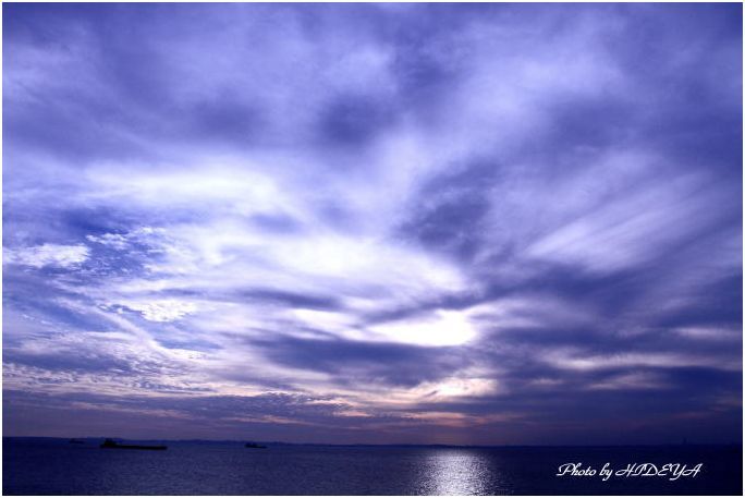 海ほたるの夕景