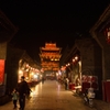 夜の古城