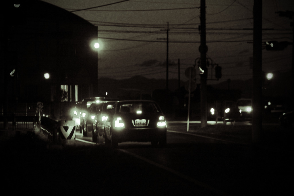 It stops at a crossing