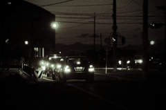It stops at a crossing