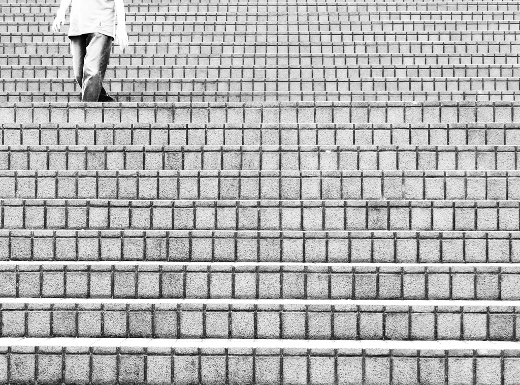 down