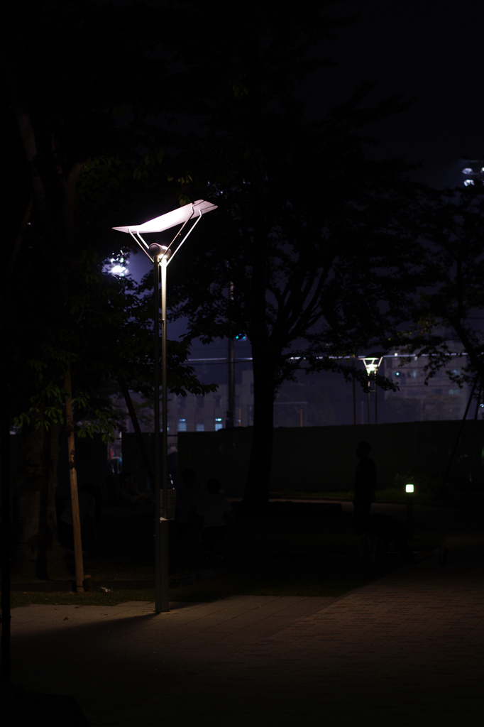 たった１つの街灯