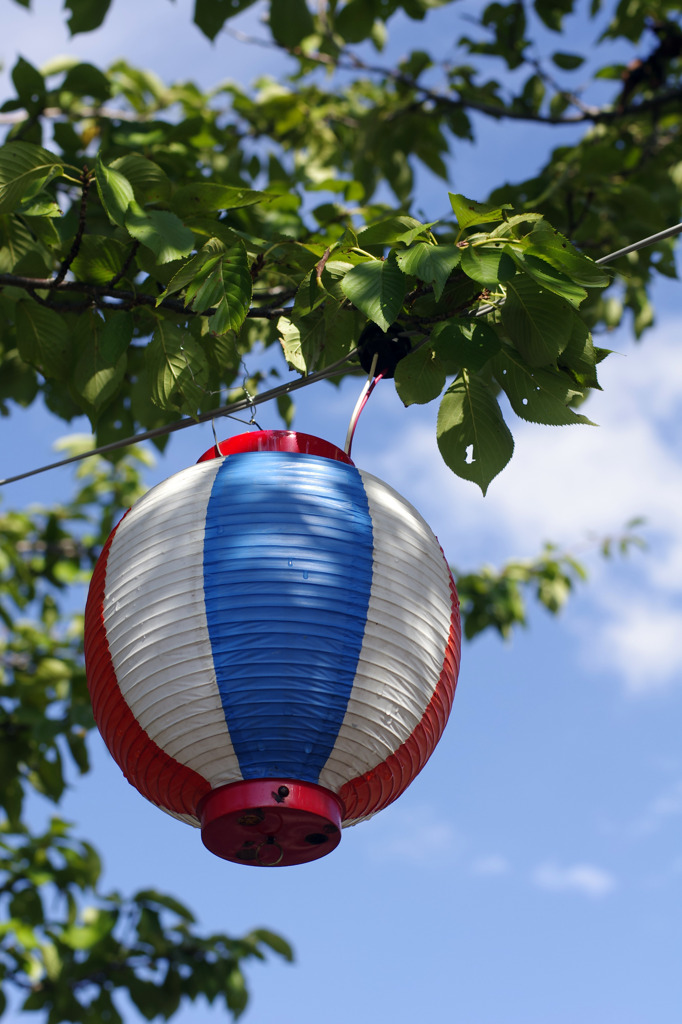 季節外れの提灯