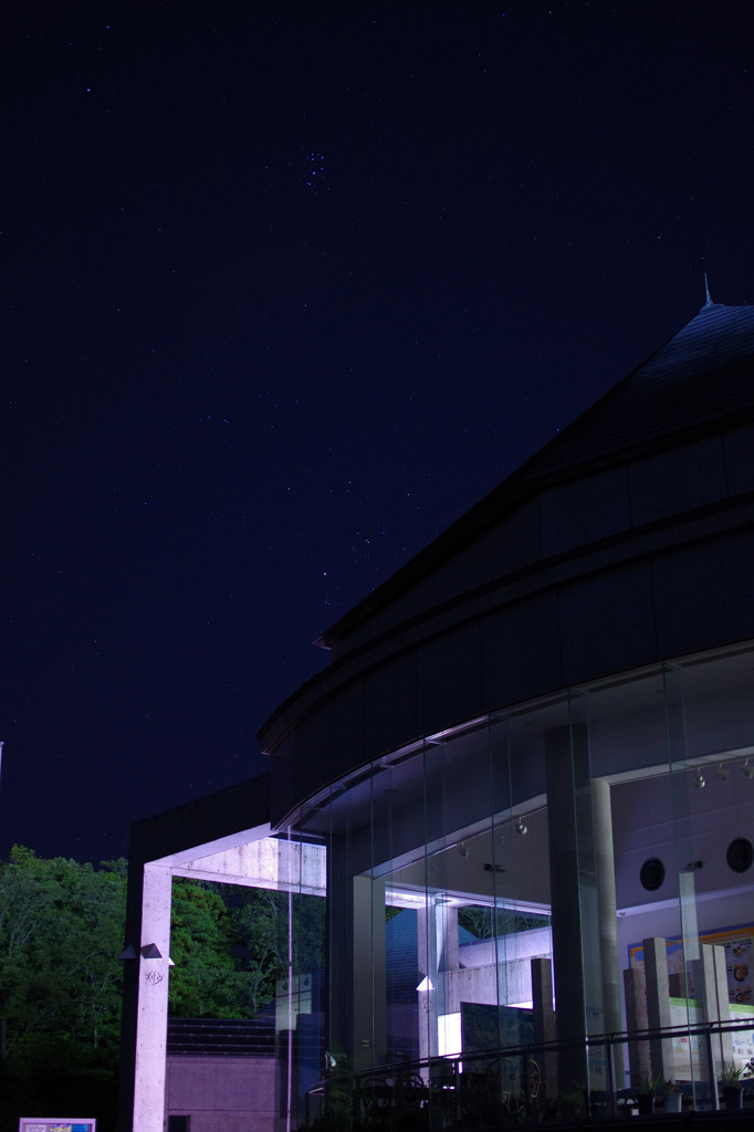 夜空を見上げて3