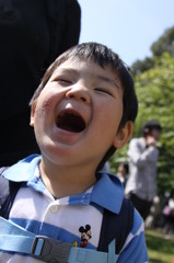 おさるの雄叫び