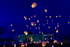 夜空に願いを。