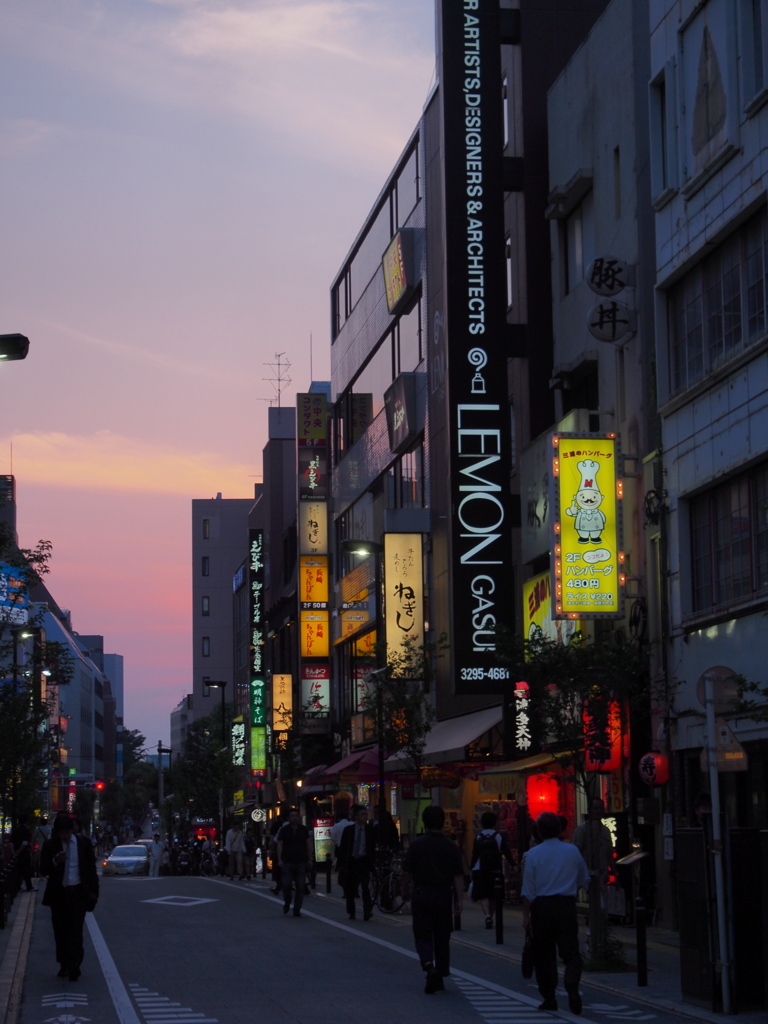 御茶ノ水　夕景