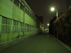 夜の路地