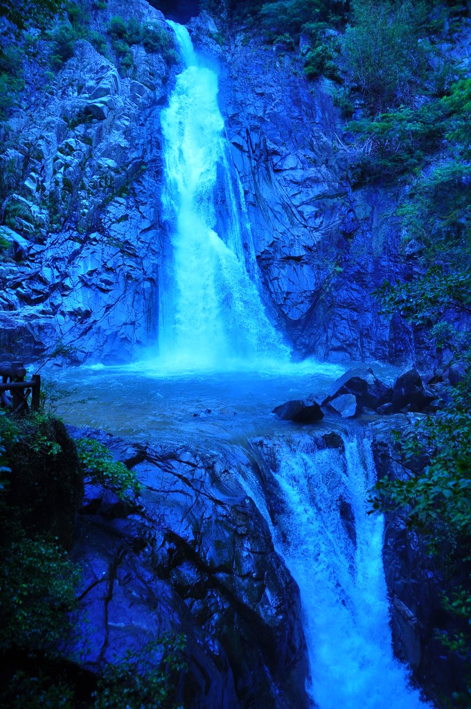 青 × 滝 by 伝説のスーパーサイヤ人 （ID：1965748） - 写真共有