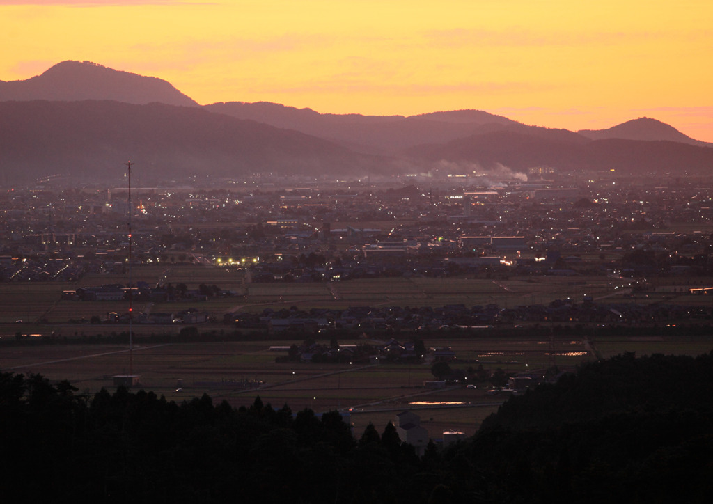 丸岡の夕景１