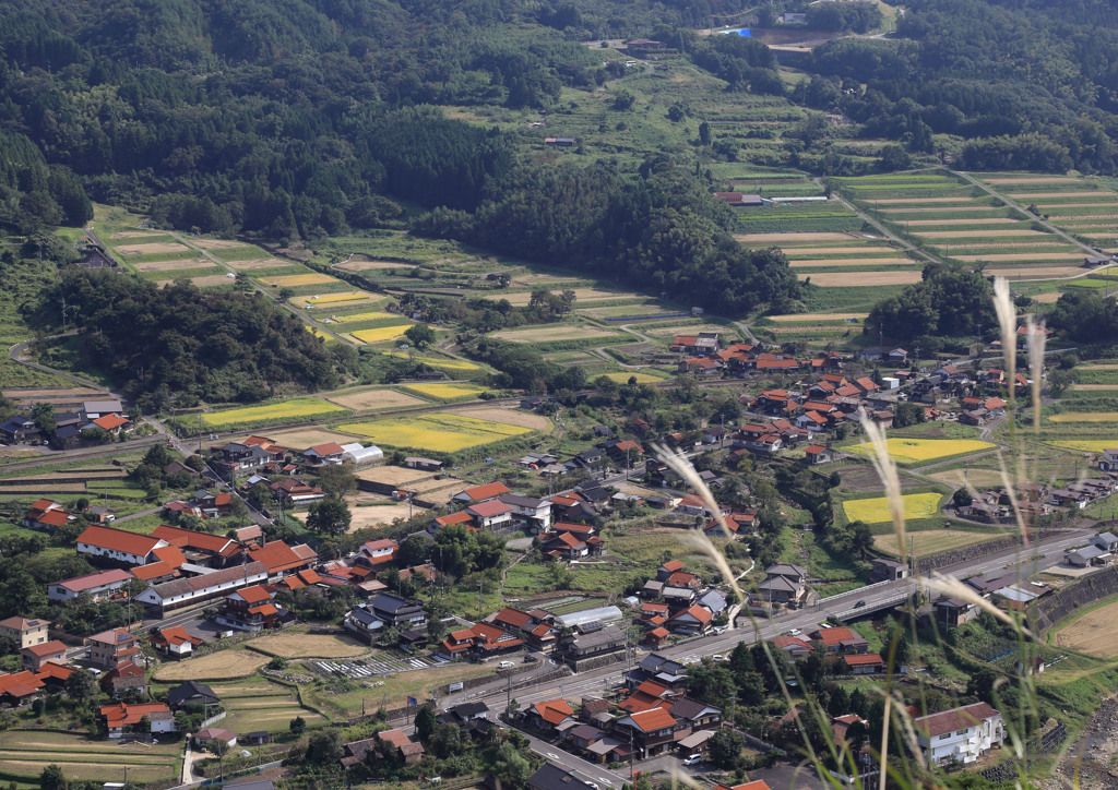 津和野城跡より